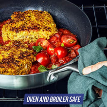 Load image into Gallery viewer, Blue Diamond Tri-Ply Stainless Steel Ceramic Nonstick Cookware Multifunction Wok/Chef's Pan with Lid, Metal Utensil, Induction and Dishwasher Safe PFAS-Free, 11", Silver