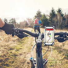 Load image into Gallery viewer, Bike Mount, Universal Bicycle Phone Holder, Adjustable Silicone Handlebar Mount Compatible with iPhone 11 Pro Max/8/7/6 Plus, Samsung S9/S8 Plus 4.5"-6.0", Ideal for Mountain Bikes and Motorcycle