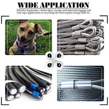 Load image into Gallery viewer, Glarks 250Pcs 304 Stainless Steel Wire Rope Cable Thimbles Combo and Aluminum Crimping Loop Sleeve Assortment Kit for Wire Rope Cable Thimbles Rigging