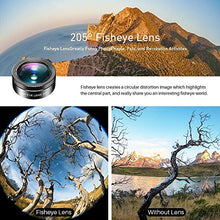 Load image into Gallery viewer, Apexel 11 in 1 Phone Camera Lens Kit - Wide Angle Lens & Macro Lens+Fisheye Lens/ND32/kaleidoscope/CPL/Color Lens Compatible with iPhone Samsung Sony and Most of Smartphone