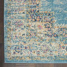 Load image into Gallery viewer, Nourison Passion Bohemian Chic Light Blue Area Rug (8' x 10'), 8'X 10',