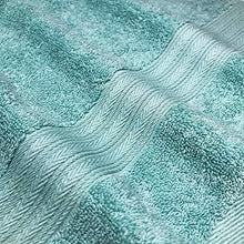 Load image into Gallery viewer, Lightwind 6 Pack Premium Fade-Resistant Cotton Hand Towels, Lint Free 16 X 28 Inches Hand Towel Set, Highly Absorbent and Durable Spa & Hotel Quality Towels, Turquoise Blue