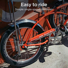 Load image into Gallery viewer, Schwinn Classic Old School Krate Bike, Ape Handlebar and Bucket Saddle, 20-Inch Wheels, Orange