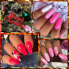 Load image into Gallery viewer, Makartt Pink Gel Nail Polish Kit 22 Colors with Nail Decorations Kit Bundle