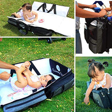Load image into Gallery viewer, Multipurpose Portable Baby Changing Mat: Diaper Bag, Foldable Travel Bassinet, Playpen & Storage