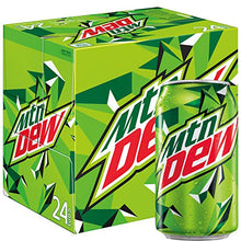 Load image into Gallery viewer, Mountain Dew Soda, 12 Fl Oz (pack of 24)
