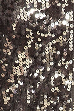 Load image into Gallery viewer, Anna-Kaci Womens Gradient Tiered Multi Colored Sequin Front Zip Jacket with Ribbed Cuffs, Silver and Red, Small