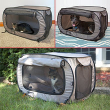 Load image into Gallery viewer, SportPet Designs Large Pop Open Kennel, Portable Cat Cage Kennel, Waterproof Pet bed, Carrier Collection