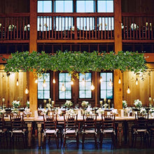 Load image into Gallery viewer, DearHouse 84 Feet 12 Strands Artificial Ivy Leaf Plants Vine Hanging Garland Fake Foliage Flowers Home Kitchen Garden Office Wedding Wall Decor, Green