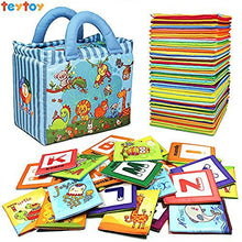 Load image into Gallery viewer, teytoy Baby Toy Zoo Series 26pcs Soft Alphabet Cards with Cloth Bag for Over 0 Years