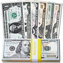 Load image into Gallery viewer, RUVINCE Play Money That Looks Real Prop Money Dollar $3,760 Copy Money USD Cinema Props Prop Stack