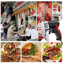 Load image into Gallery viewer, CARIHOME Electric Kebab Knife, Professional Turkish Kebab Knife, 80W Stainless Steel Slicer Machine For Cutting , Adjustable Thickness, Ideal for Cold Cuts, Hard Cheese, Vegetables & Bread (AMZ003KIN0176-a)