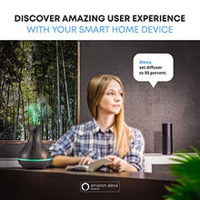 Load image into Gallery viewer, Smart WiFi Wireless Essential Oil Aromatherapy 400ml Ultrasonic Diffuser & Humidifier with Alexa & Google Home Phone App & Voice Control - Create Schedules - LED & Timer Settings