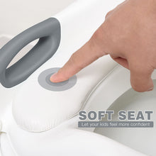 Load image into Gallery viewer, Toilet Potty Training Seat with Step Stool Ladder,SKYROKU Training Toilet for Kids Boys Girls Toddlers-Comfortable Safe Potty Seat with Anti-Slip Pads Ladder (Grey)