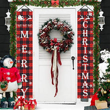 Load image into Gallery viewer, Christmas Table Runner,Christmas Decorations Indoor Farmhouse Table Runner Christmas Table Decor Outdoor Merry And Christmas Decorations Banner