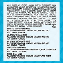 Load image into Gallery viewer, MARS Chocolate Favorites (SNICKERS, TWIX, 3 MUSKETEERS & MILKY WAY) Minis Size Candy Bars Assorted Variety Mix, 8.9 Ounce Bag (Packaging may vary)