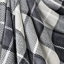 Load image into Gallery viewer, PetAmi Waterproof Dog Blanket for Couch, Sofa | Waterproof Grey Sherpa Pet Blanket for Large Dogs, Puppies | Super Soft Washable Microfiber Fleece | Reversible Checkered Design | 60 x 40 (Charcoal)