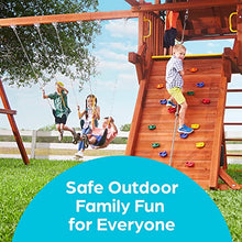 Load image into Gallery viewer, Jungle Gym Kingdom Swing Set Hangers - 4 Heavy Duty Brackets with Locking Snap Hooks for Porch, Patio, Playground - Indoor/Outdoor Hardware & Accessories