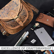 Load image into Gallery viewer, New Leather Crossbody Purse for Women- Small Crossover Cross Body Bag Long Over the Shoulder Sling Womens Purses and Handbags……