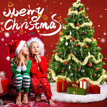 Load image into Gallery viewer, Christmas Tree Skirt, 50 Inch Thicker & Ultra Soft White Christmas Plush Tree Skirt, Machine Washable & Dryable Snowy White Fur Tree Skirt for Christmas Decorations and Ornaments