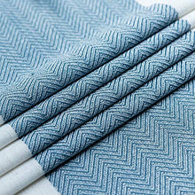 Load image into Gallery viewer, Oubonun Rustic Lattice Tablecloth Cotton Linen Light Coffee Square Table Cloths for Kitchen Dining, Party, Holiday, Christmas, Buffet, 55"x55"