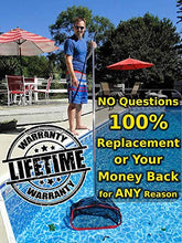 Load image into Gallery viewer, Pool Net Skimmer Fine Mesh - ProTuff Unlimited Free Replacements - 3X Faster Pro Grade Pool Nets for Cleaning Heavy Duty Leaf, Small & Large Debris Messes