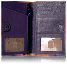 Load image into Gallery viewer, Anna by Anuschka Hand Painted Leather | Triple Compartment Wallet/Clutch | Serengeti Sunset