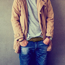 Load image into Gallery viewer, Timberland Men's 40Mm Pull Up Leather Belt, Brown, 36