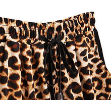 Load image into Gallery viewer, Kafeimali Women's Fashion Summer Leopard Beach Shorts Casual Short Pants (XL)