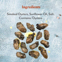 Load image into Gallery viewer, Roland Foods Premium Smoked Petite Oysters in Oil, Wild Caught, 3 Oz Tin (pack of 10)
