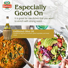 Load image into Gallery viewer, BASSO 1904, Unfiltered Premium First Cold Pressed Extra Virgin Olive Oil, 1 Liter, Product of Italy, Wicker, Straw Basket, 1 liter (33.81 fl oz)