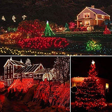 Load image into Gallery viewer, MYGOTO 33FT 100 LEDs String Lights Waterproof Fairy Lights 8 Modes with Memory 30V UL Certified Power Supply for Home, Garden, Wedding, Party, Christmas Decoration Indoor Outdoor (Red)