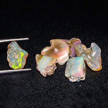 Load image into Gallery viewer, Jaguar Gems 25cts Polished Ethiopian Welo Opal Stone Polish Crystal October Birthstone Jewelry Making-DIY Stone Supply Natural Loose Gemstone Chakra Healing Multi Color Gems Handpicked Assortment