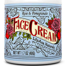 Load image into Gallery viewer, Face Cream Moisturizer for Women - Anti-Aging Wrinkle Cream for Face, Face Moisturizer For Dry Skin, Dark Spot Brightening, Rose and Pomegranate Extracts - 1.7oz