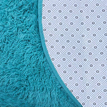 Load image into Gallery viewer, Softlife Fluffy Area Rugs for Bedroom 2.6' x 5.3' Oval Shaggy Floor Carpet Cute Rug for Girls Kids Room Living Room Home Decor, Turquoise Blue