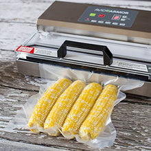 Load image into Gallery viewer, Avid Armor Vacuum Sealer Machine - A100 Stainless Construction, Clear Lid, Commercial Double Piston Pump Heavy Duty 12" Wide Seal Bar Built in Cooling Fan Includes 30 Pre-cut Bags and Accessory Hose