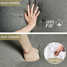 Load image into Gallery viewer, Belffin Sofa and Loveseat Sets 2 Piece Furniture Sofa Set for Living Room Couch Sofa Loveseat Set Grey