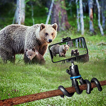 Load image into Gallery viewer, Phone Tripod, UBeesize 12 Inch Flexible Cell Phone Tripod Stand Holder with Wireless Remote Shutter & Universal Phone Mount, Compatible with iPhone/Android/DSLR/GoPro Camera
