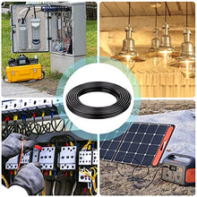Load image into Gallery viewer, Geosiry Electrical Wire - 20Ft 20AWG Tinned Copper Hookup Wire, 2 Core Flexible Extension Power Cord for Auto,Insulated Stranded Cable for Outdoor Lighting Boat Marine Solar -Black(20AWG 20Ft)