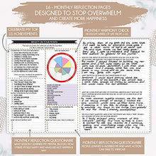 Load image into Gallery viewer, Deluxe Law of Attraction Academic Planner Sep 2020 - Dec 2021 - Weekly & Monthly planner to Increase Productivity & Happiness. Weekly Goal Planner, Organizer & Gratitude Journal + Planner Stickers