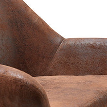 Load image into Gallery viewer, Versanora VNF-00033AF Arm Chair, Aged Fabric Brown