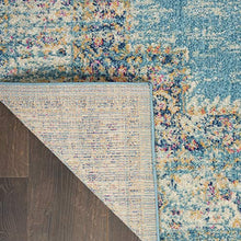 Load image into Gallery viewer, Nourison Passion Bohemian Chic Light Blue Area Rug (8' x 10'), 8'X 10',