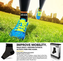 Load image into Gallery viewer, SB SOX Compression Foot Sleeves for Men & Women - BEST Plantar Fasciitis Socks for Plantar Fasciitis Pain Relief, Heel Pain, and Treatment for Everyday Use with Arch Support (Black, Medium)