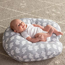 Load image into Gallery viewer, Boppy Original Newborn Lounger, Elephant Love Gray
