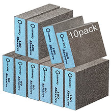Load image into Gallery viewer, Onarway Sanding Sponges 10 Pack Wet and Dry Dual-use, Coarse and Fine Sanding Blocks - 60/80/100/120/180/220 Grits 6 Different Specifications, Washable and Reusable, Ideal for Wood Metal Polishing