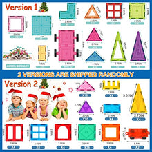 Load image into Gallery viewer, Landtaix Kids Magnet Tiles Toys New Upgrade 100Pcs Oversize 3D Magnetic Building Blocks Tiles Set,Inspirational Educational Toys for 3 4 5 6 Year Old Boys Gilrs Gifts