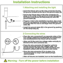 Load image into Gallery viewer, hykolity Low Voltage ORB LED Landscape Path Light W/ Crackled Shade, 3.4W 155LM 12V Wired Outdoor LED Walkway Light, Die-cast Aluminum Construction, 30-Watt Equivalent, 15-Year Lifespan-6Pack