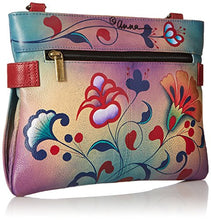 Load image into Gallery viewer, Anna by Anuschka Hand Painted Leather Women's Medium Crossbody, Turkish Pottery