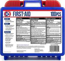 Load image into Gallery viewer, Be Smart Get Prepared 10HBC01082 100Piece First Aid Kit, Clean, Treat & Protect Most Injuries With The Kit that is great for Any Home, Office, Vehicle, Camping & Sports. 0.71 Lb