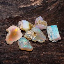 Load image into Gallery viewer, Jaguar Gems 25cts Polished Ethiopian Welo Opal Stone Polish Crystal October Birthstone Jewelry Making-DIY Stone Supply Natural Loose Gemstone Chakra Healing Multi Color Gems Handpicked Assortment